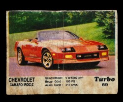 TURBO Orjinal Sticker Sakız Kağıdı No 69 -1980 Ler#SKZ458 - 3