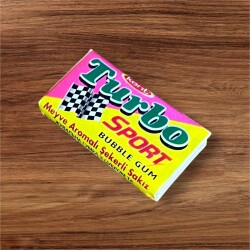 Turbo Sport 1990s Meyve Aromalı Şekerli Sakız # SKZ2382 - 2