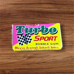 Turbo Sport 1990s Meyve Aromalı Şekerli Sakız # SKZ2382 - 5