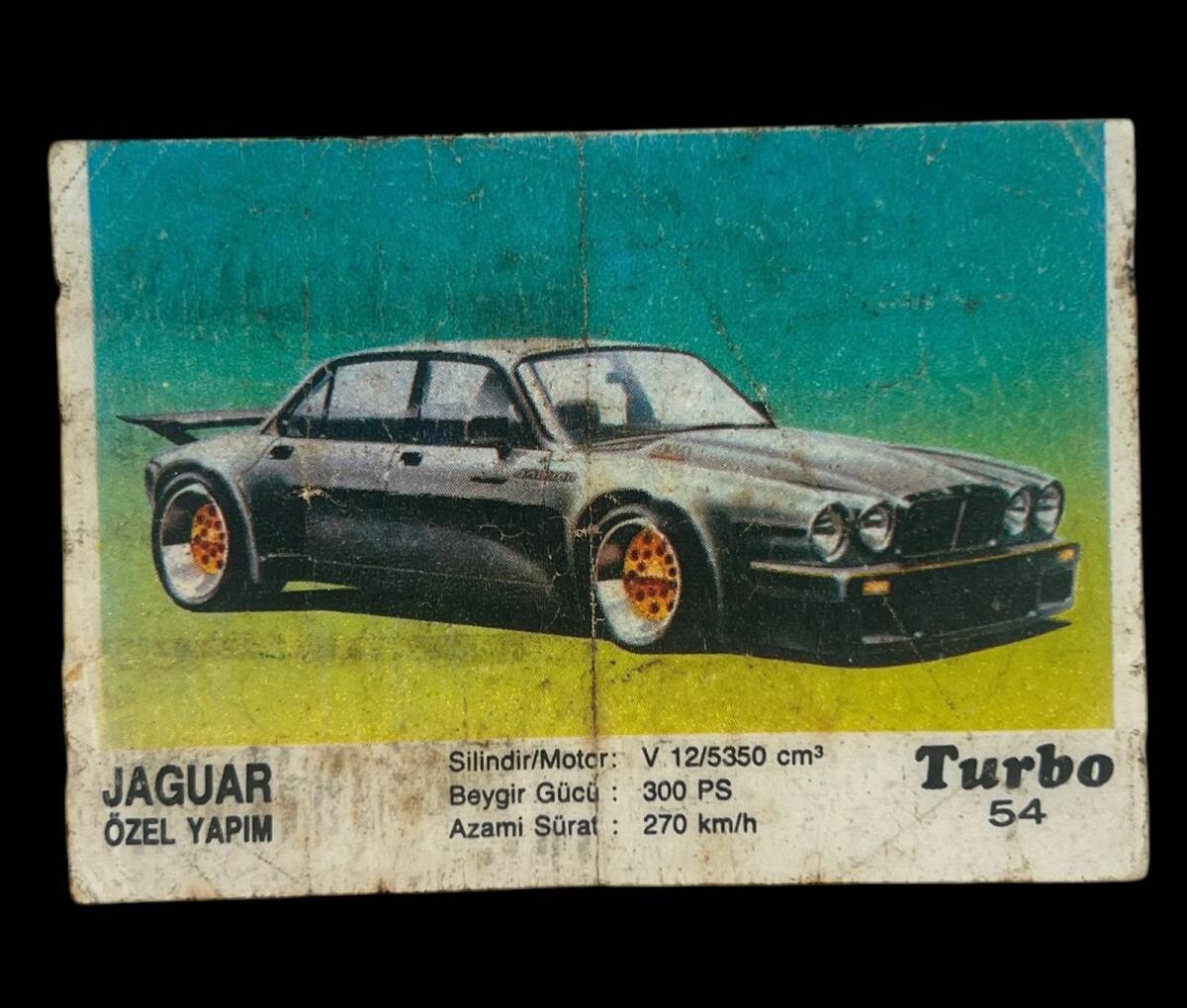 TURBO Sticker Sakız Kağıdı No 54 -1980 Ler#SKZ438 - 1