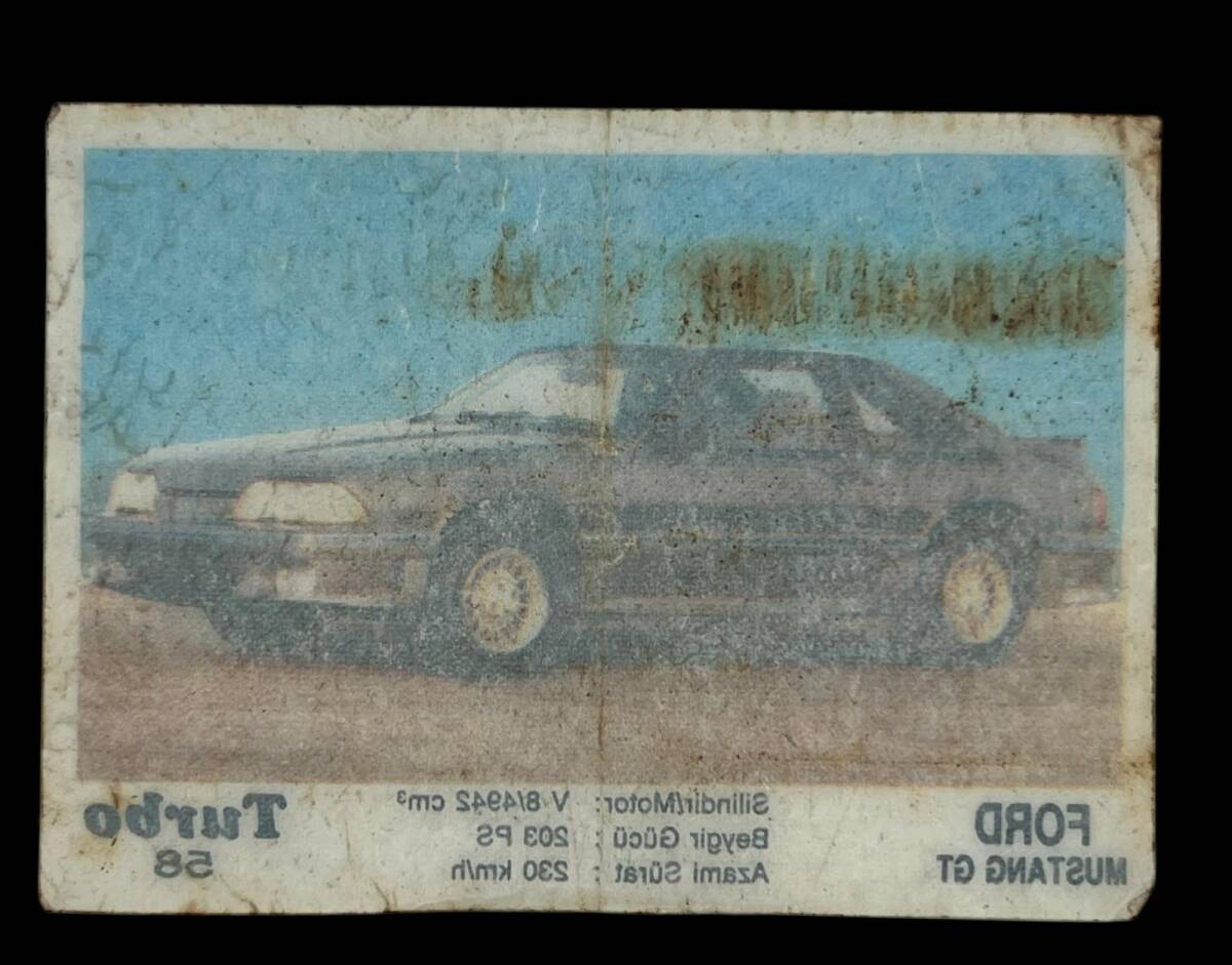 TURBO Sticker Sakız Kağıdı No 58 -1980 Ler#SKZ440 - 2