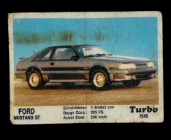TURBO Sticker Sakız Kağıdı No 58 -1980 Ler#SKZ440 - 3