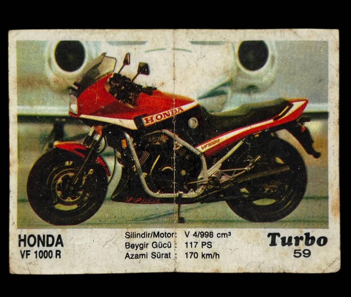 TURBO Sticker Sakız Kağıdı No 59 -1980 Ler#SKZ442 - 3