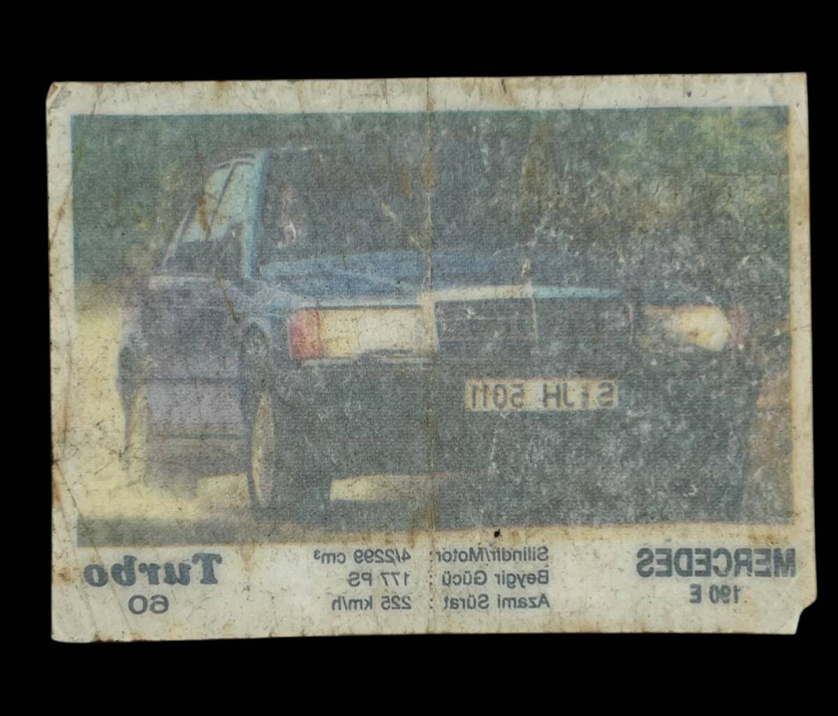 TURBO Sticker Sakız Kağıdı No 60 -1980 Ler#SKZ443 - 2