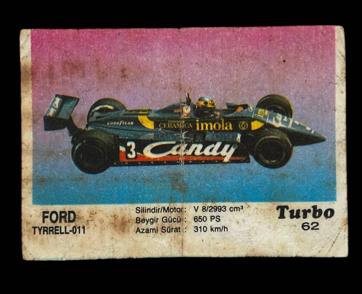 TURBO Sticker Sakız Kağıdı No 62 -1980 Ler#SKZ444 - 1