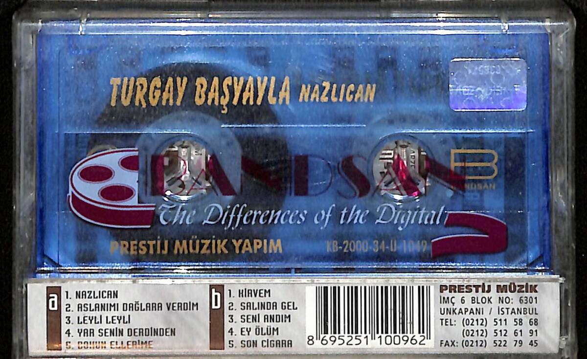 Turgay Başyayla - Nazlıcan Kaset (Sıfır) KST28394 - 2
