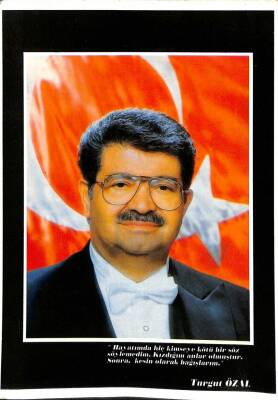 Turgut Özal Orta Boy Kartpostal KRT12109 - 1