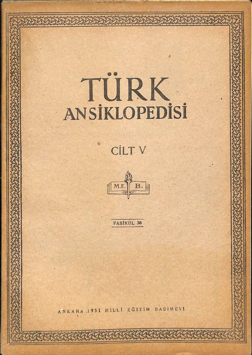 Türk Ansiklopedisi Cilt 5 Fasikül 38 NDR91523 - 1