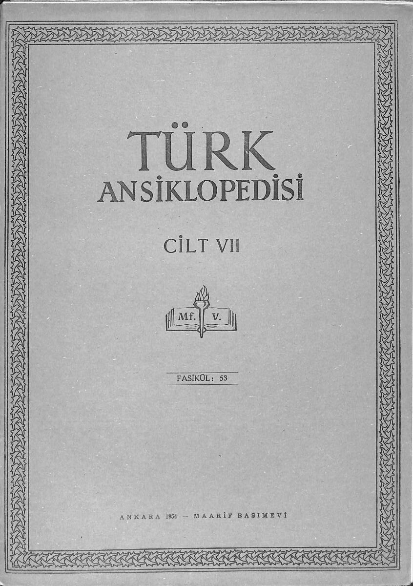 Türk Ansiklopedisi Cilt 7 Fasikül 53 NDR91539 - 1