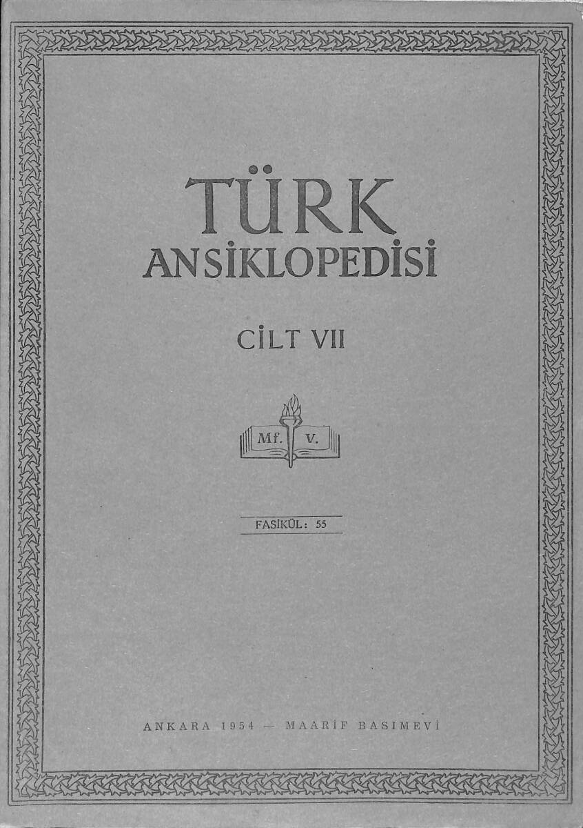 Türk Ansiklopedisi Cilt 7 Fasikül 55 NDR91573 - 1