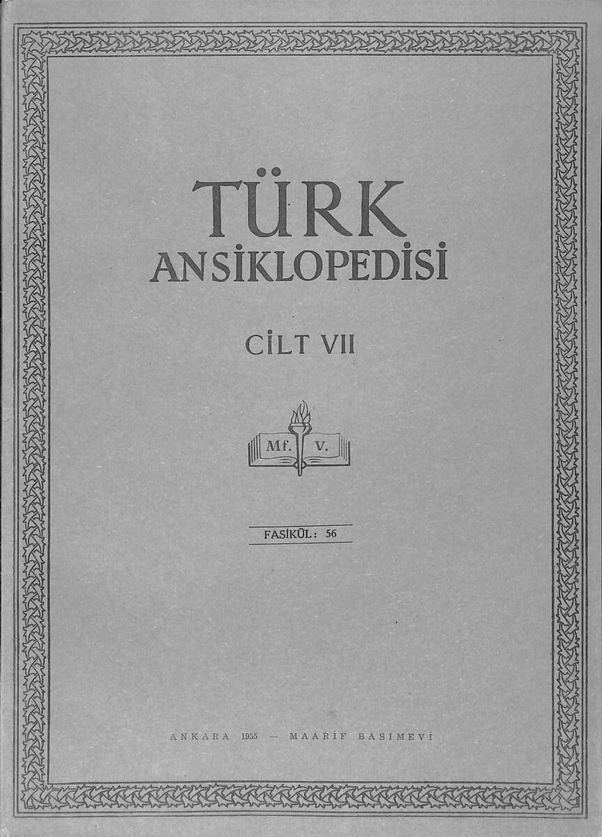 Türk Ansiklopedisi Cilt 7 Fasikül 56 NDR91558 - 1