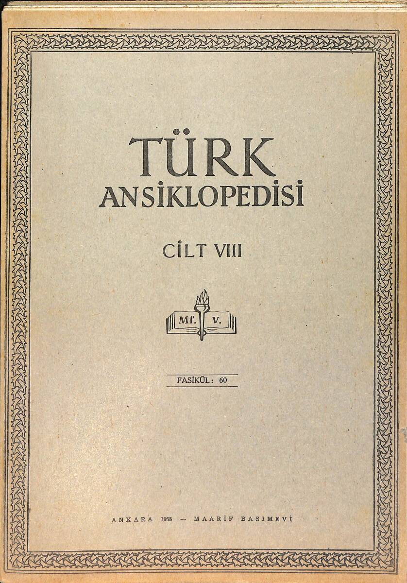 Türk Ansiklopedisi Cilt 8 Fasikül 60 NDR91541 - 1