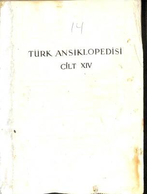 Türk Ansiklopedisi Cilt XIV KTP2373 - 1