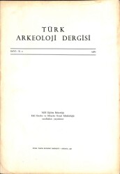 TÜRK ARKEOLOJİ DERGİSİ SAYI X - 2 1960 KTP2861 - Gökçekoleksiyon