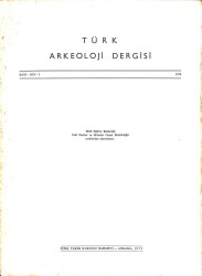 TÜRK ARKEOLOJİ DERGİSİ - SAYI XXI - 1 1970 KTP2622 - Gökçekoleksiyon