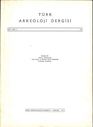 TÜRK ARKEOLOJİ DERGİSİ SAYIXXI-1 1974 KTP2863 - Gökçekoleksiyon
