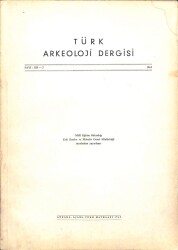 TÜRK ARKEOLOJİ DERGİSİ XII - 2 1963 KTP2868 - Gökçekoleksiyon