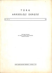 TÜRK ARKEOLOJİ DERGİSİ XV - 2 1966 KTP2876 - Gökçekoleksiyon
