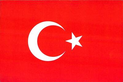 Türk Bayrağı Temalı Kartpostal KRT18586 - 1