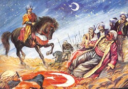 Türk Bayrağının Doğuşu Kartpostal (Küçük Boy) KRT22824 - Gökçekoleksiyon