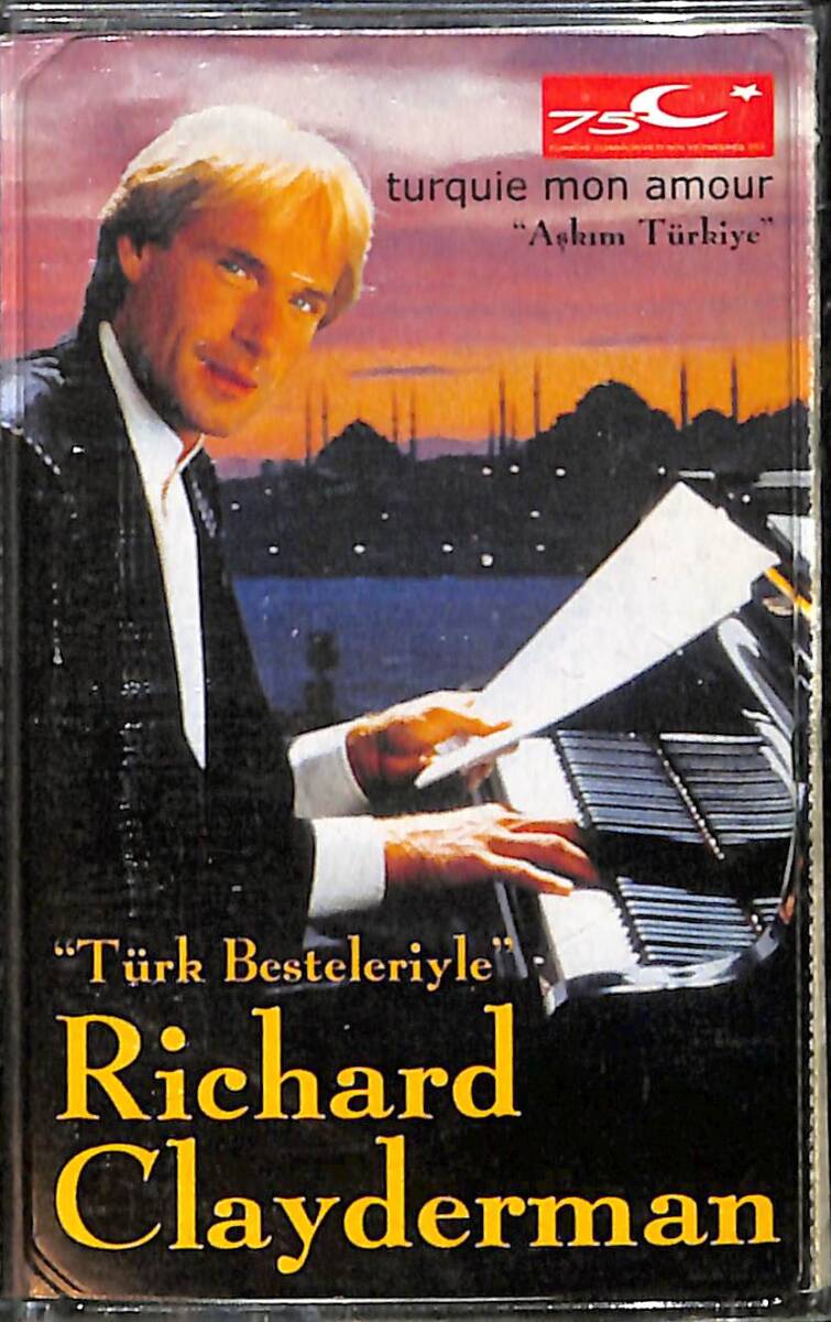 '' Türk Besteleriyle '' Richard Clayderman Kaset (İkinci El) KST27595 - 1