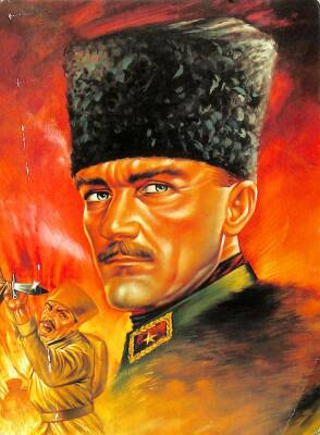 Türk Büyükleri Serisi - Mustafa Kemal Atatürk Kartpostal KRT12118 - 1
