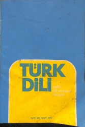 Türk Dili Aylık Dil Ve Yazım Dergisi Mart 1974 Sayı 270 NDR79251 - Gökçekoleksiyon