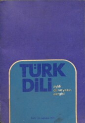 Türk Dili Aylık Dil Ve Yazım Dergisi Nisan 1974 Sayı 271 NDR79253 - Gökçekoleksiyon