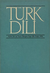 Türk Dili Aylık Dil ve Yazın Dergisi Sayı 292 - Ocak 1976 KTP3157 - Gökçekoleksiyon