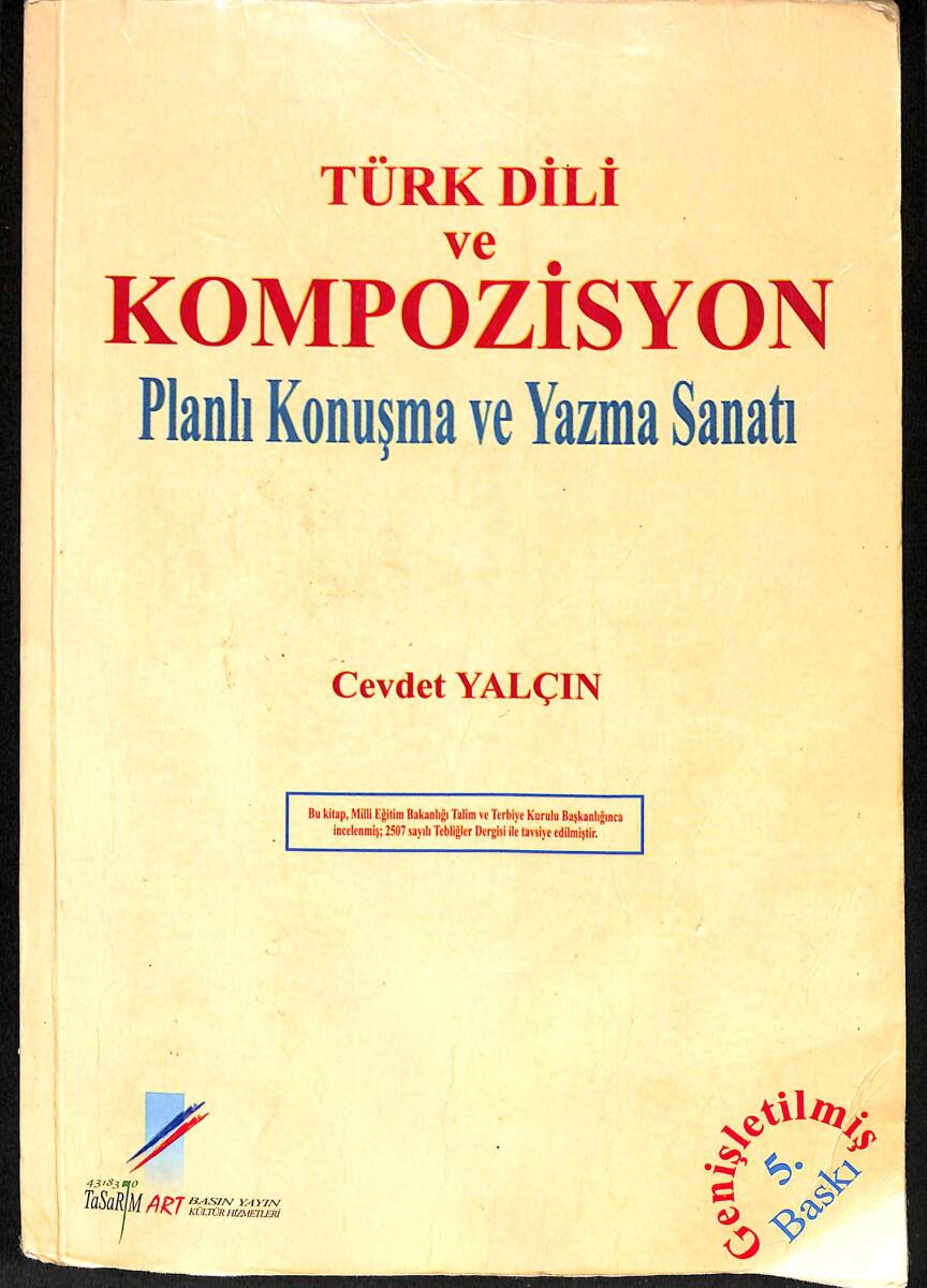 Türk Dili Ve Kompozisyon Planlı Konuşma Ve Yazma Sanatı NDR89375 - 1