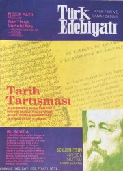 Türk Edebiyatı Aylık Fikir Ve Sanat Dergisi Sayı105 Temmuz 1982 Cemil Meriç,Rıza Akdemir,Sefa Kaplan NDR1045 - 2