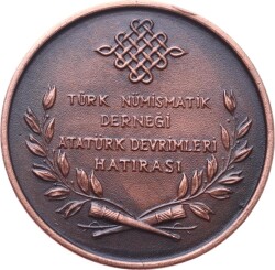 1978 - Türk Harf Devriminin 50.Yıl Dönümü Madalya MVM1131 - 2