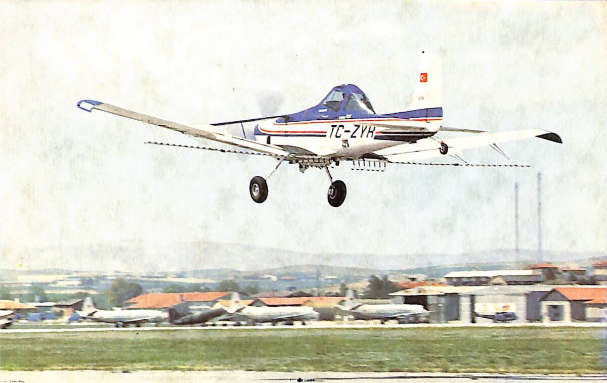 Türk Hava Kurumu Planör Kartpostal (Küçük Boy) KRT24135 - 1