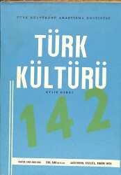 Türk Kültürü Aylık Dergi Sayı 142-143-144 KTP2835 - Gökçekoleksiyon