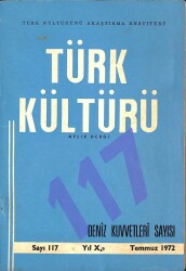 Türk Kültürü Sayı117 - 1972 KTP2857 - Gökçekoleksiyon