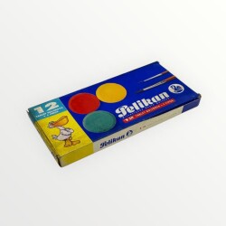 Türk Malı Pelikan 12'li Sulu Boya Seti (Kullanılmamış) AOB4714 - Gökçekoleksiyon