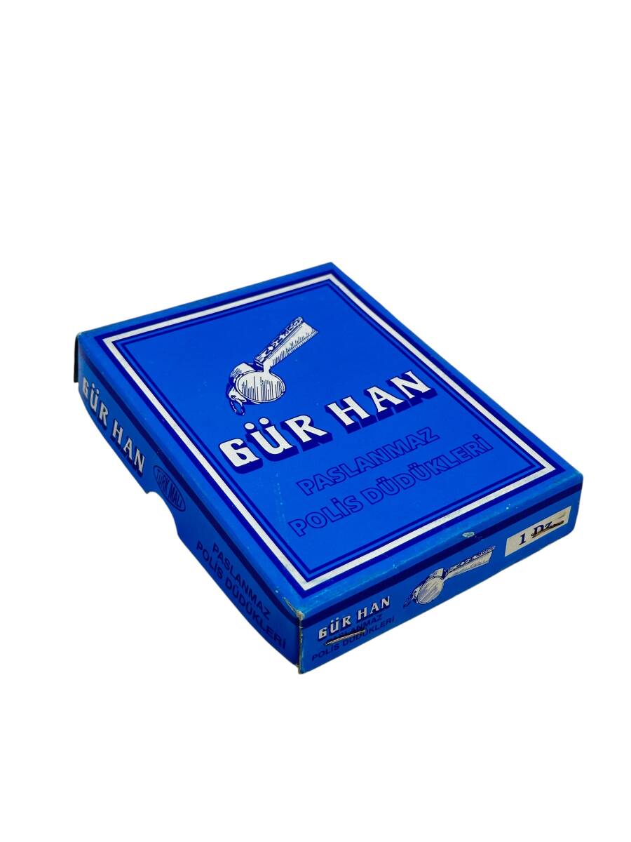 Türk Malı Gür-Han Marka Paslanmaz Polis Düdükleri (Sıfır Kutusunda) AOB4531 (N) - 2