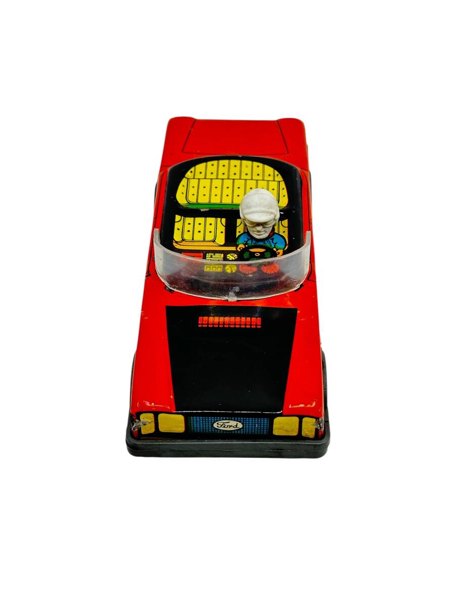 Türk Malı Gürel Marka Ford Taunus Teneke Oyuncak Araba AOB4549 - 2