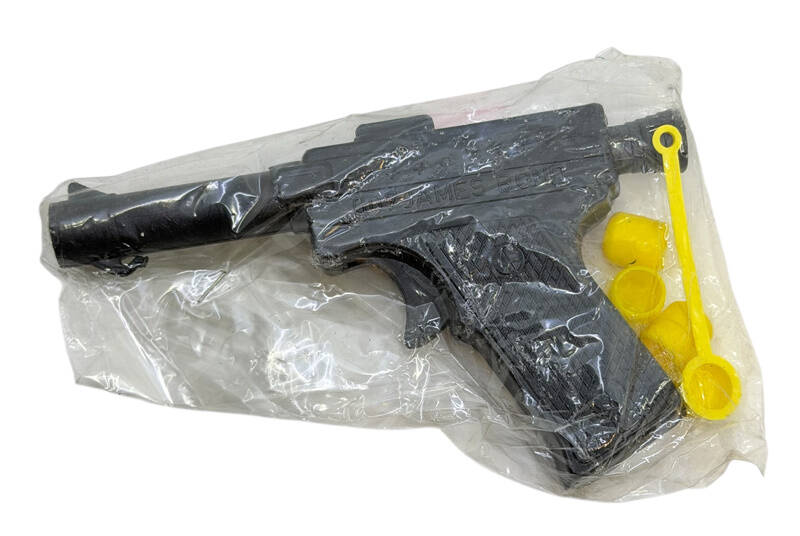 Türk Malı Kette Plâstik Oyuncak Hedef ve Oyuncak Mermili Tabanca (Sıfır Ürün) AOB5383 - 2