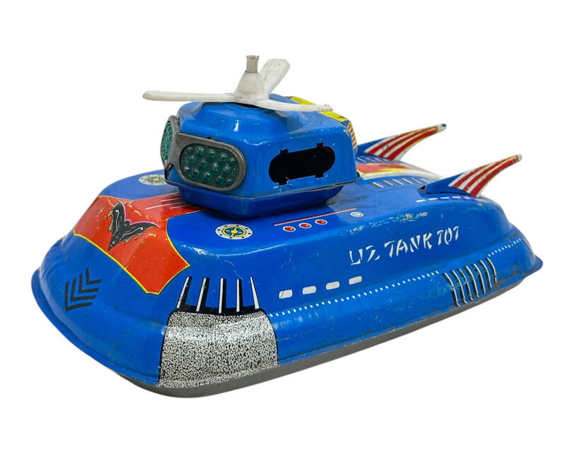 Türk Malı Nekur Marka Oyuncak Teneke Uzay Tankı *NADİR* AOB4357 - 3