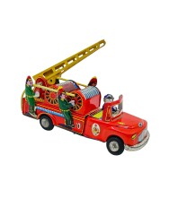 Türk Malı Nekur Marka Teneke Oyuncak İtfaiye Aracı AOB4551 - 3