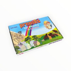 Türk Malı Prenses 18'li Yağlı Pastel Boya Seti (Kullanılmamış) AOB6156 - Gökçekoleksiyon