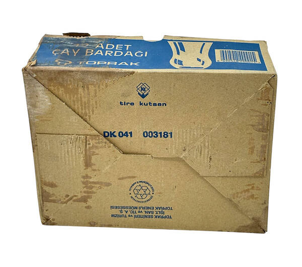 Türk Malı Toprak Marka 12li Çay Bardağı Takımı (Sıfır Ürün) AOB4704 - 2