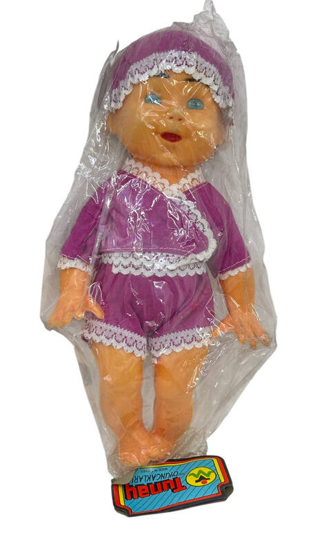 Türk Malı Üfleme Plâstik Tunay Marka Oyuncak Bebek (Sıfır Ürün) AOB4700 - 3