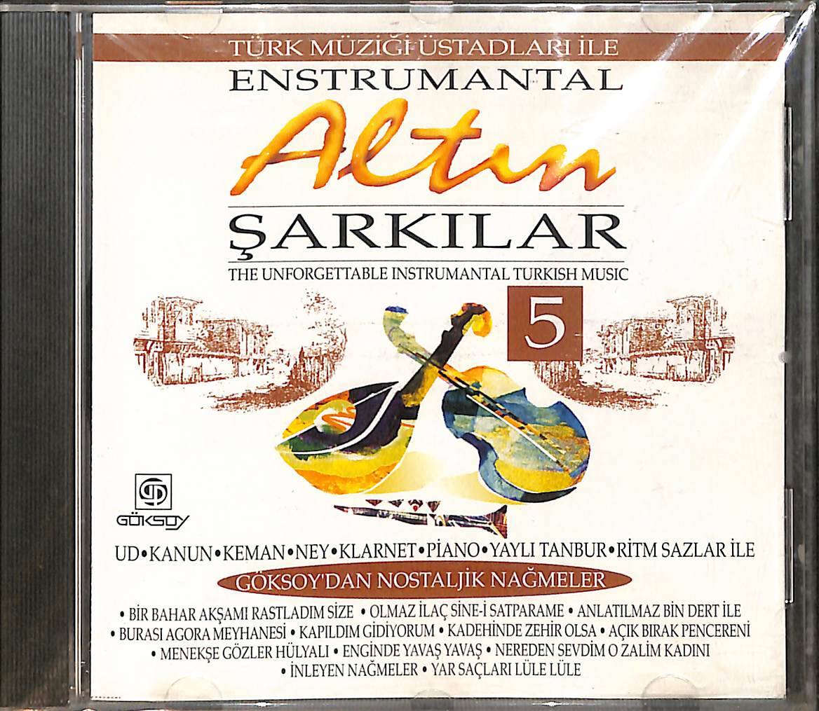 Türk Müziği Üstadları İle Enstrümantal - Altın Şarkılar 5 CD (Sıfır) CD5684 - 1