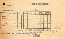 Türk Petrol Akaryakıt Ve Yağları Ahmet Ve Mehmet Özgören Neyzen Köyü İstasyonu Satış Fişi EFM(N)10865 - Gökçekoleksiyon