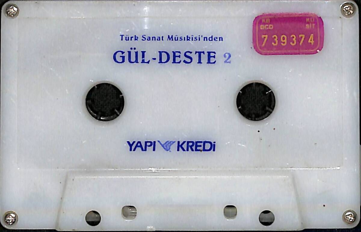 Türk Sanat Müsikisi'nden Gül - Deste 2 Kaset (Kırmızı Bandrol - İkinci El) KST27721 - 1
