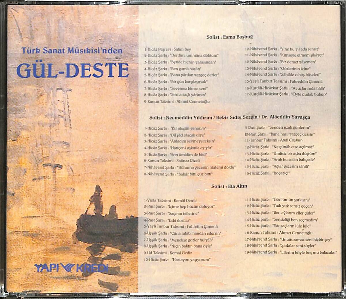 Türk Sanat Musikisi'nden Gül-Deste CD (İkinci El) CD4064 - 2