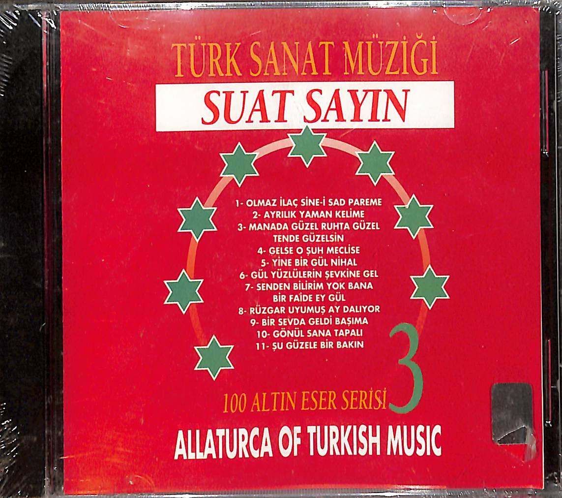 Türk Sanat Müziği 3 - Suat Sayın CD (Sıfır) CD5644 - 1