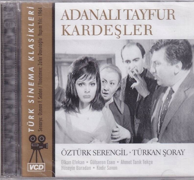 Türk Sinema Klasikleri Adanalı Tayfur Kardeşler VCD Film VCD8636 - 1